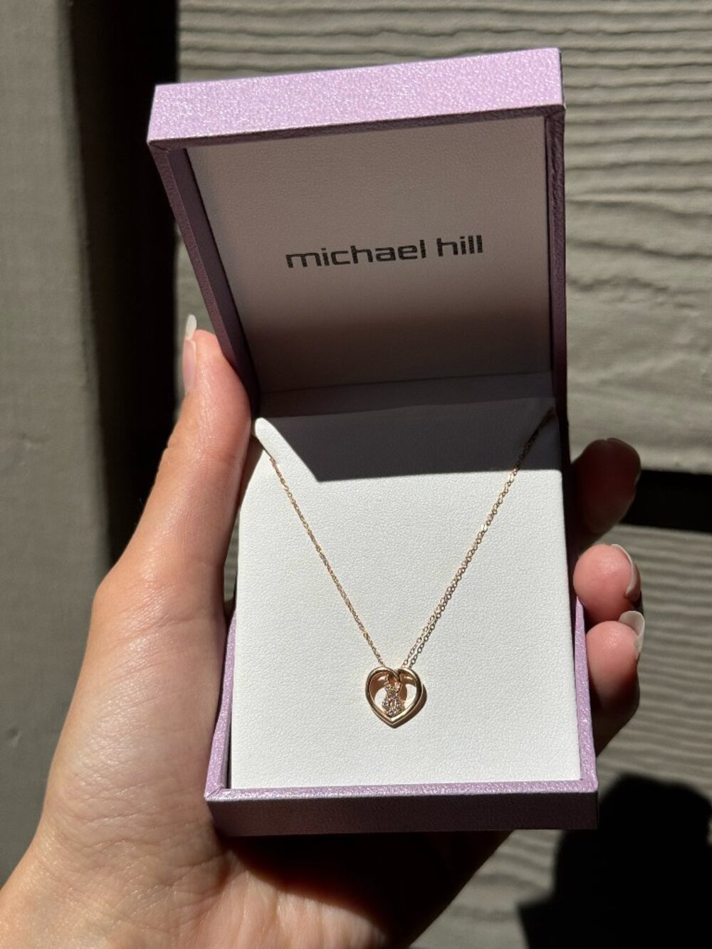 Michael Hill Mini Infinitas Pendant with Diamonds in 10kt Rose Gold